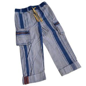 Matilda Jane & Joanna Gaines Cotton Stripe Cargo Pants NWT Size 4